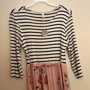 Pink blush maxi dress